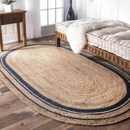 Nuloom Rikki Coastal Braided Jute Area Rug 3ft x 5ft TADR04B-O305